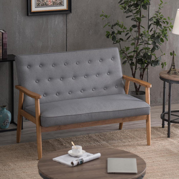 Oliver 29.53'' Upholstered Loveseat Wayfair